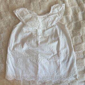 Baby GAP White Sleeveless Dress